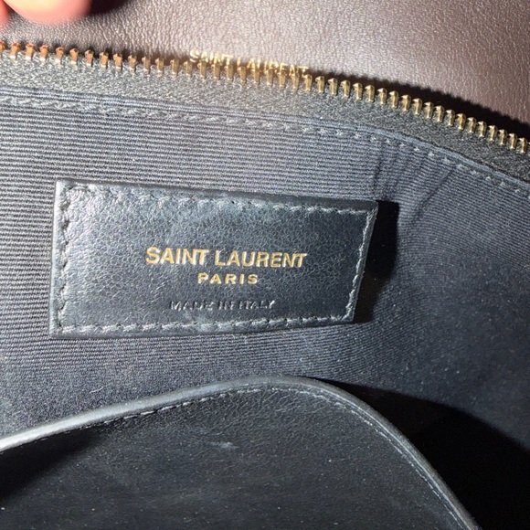 Yves Saint Laurent Brown Woven Shoulder Niki Bag - Picture 3 of 16